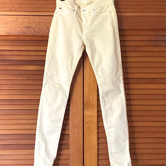 Hudson Yellow Skinny Jeans size 26 - Picture 3 of 6